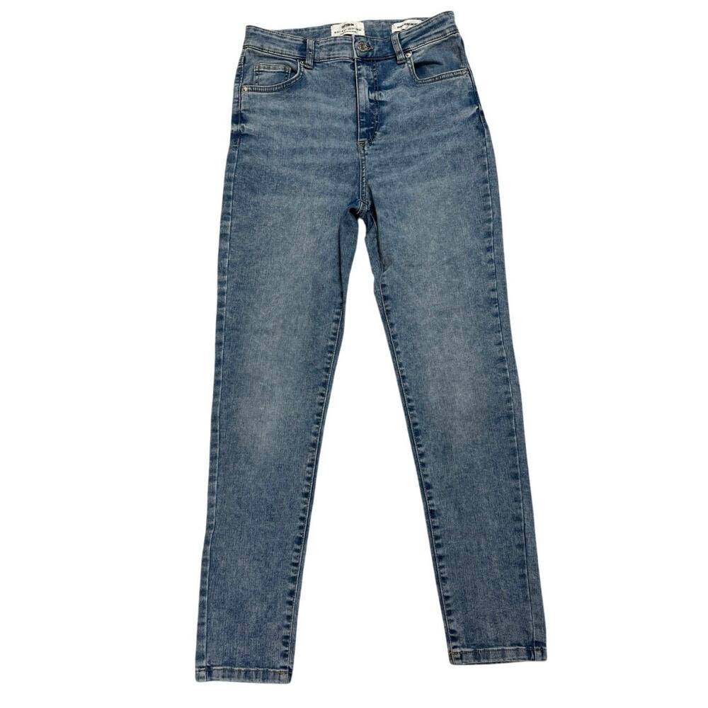Cotton On High Rise Skinny Jeans Medium Wash Stretch Denim 🤍 Size 8 ✨